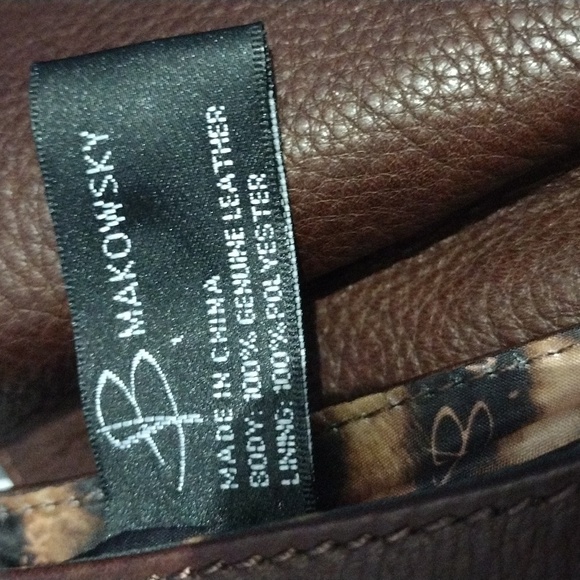 B Makowsky Genuine Leather Bag - Picture 8 of 8
